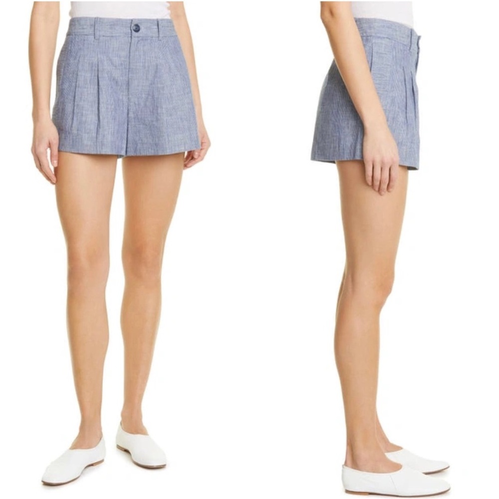 NWT💝TWP Bro Cotton Shorts in Indigo Size 12